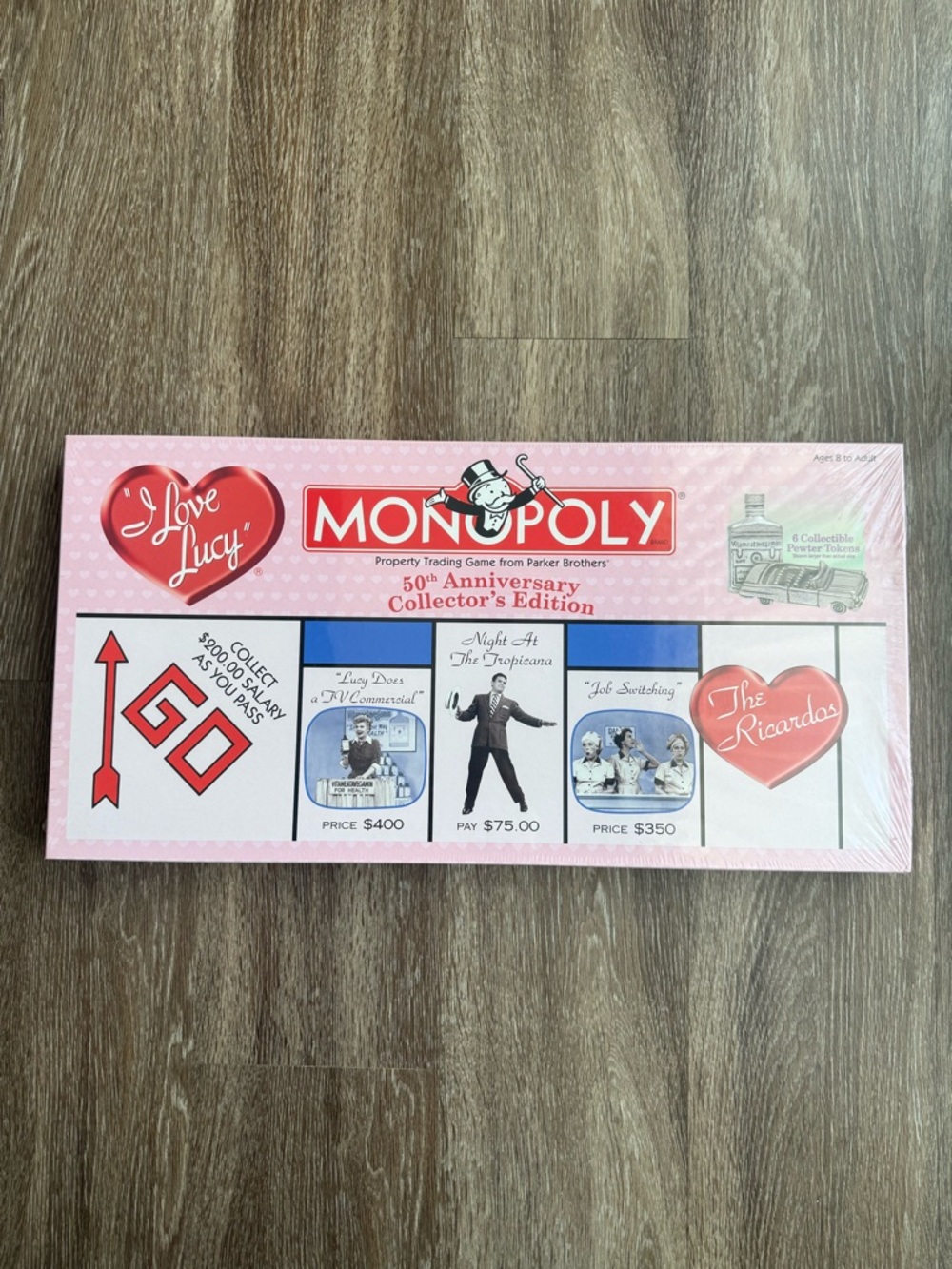 I Love Lucy Monopoly 50th Anniversary Collectors Edition